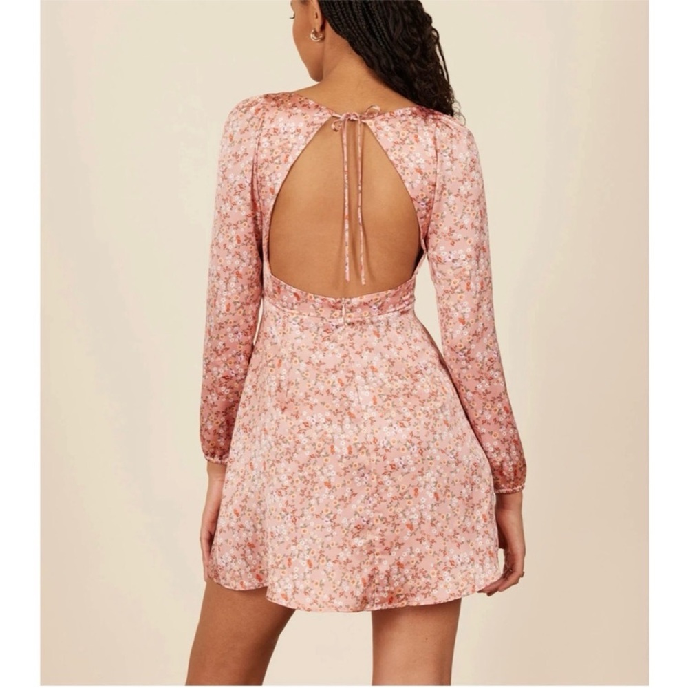 *Only Worn Once* Park & Fifth Harper Mini Dress: Small - Pink Posy